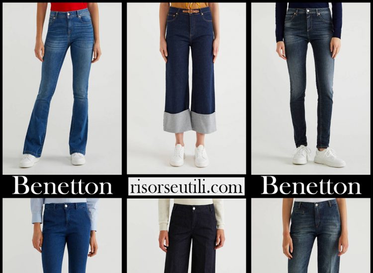 New arrivals Benetton jeans 2021 womens clothing denim