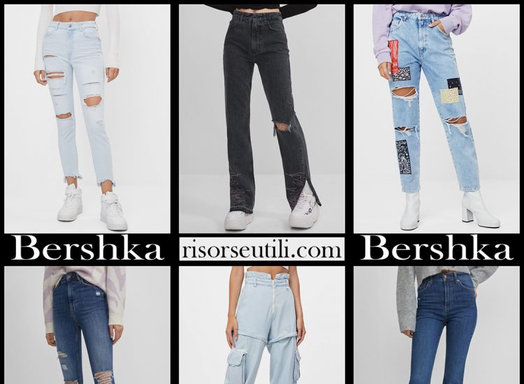 New arrivals Bershka jeans 2021 womens clothing denim