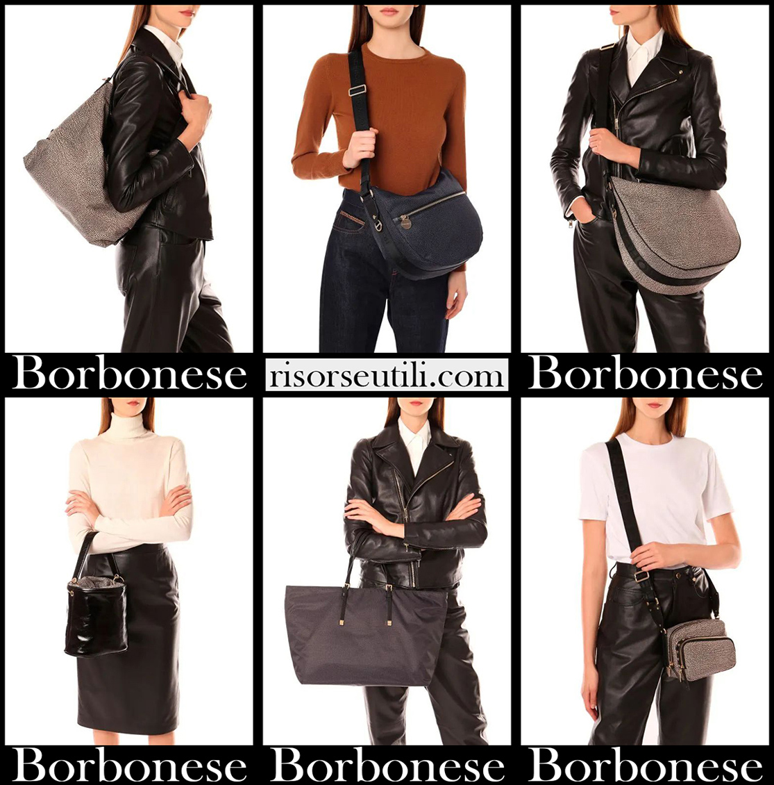 New arrivals Borbonese bags 2021 womens handbags New arrivals Borbonese bags 2021 womens handbags