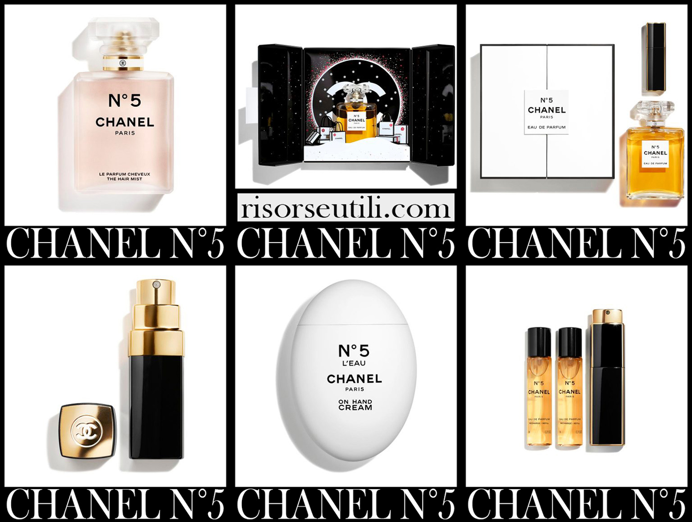 New arrivals Chanel N°5 perfumes 2021 gift ideas for women