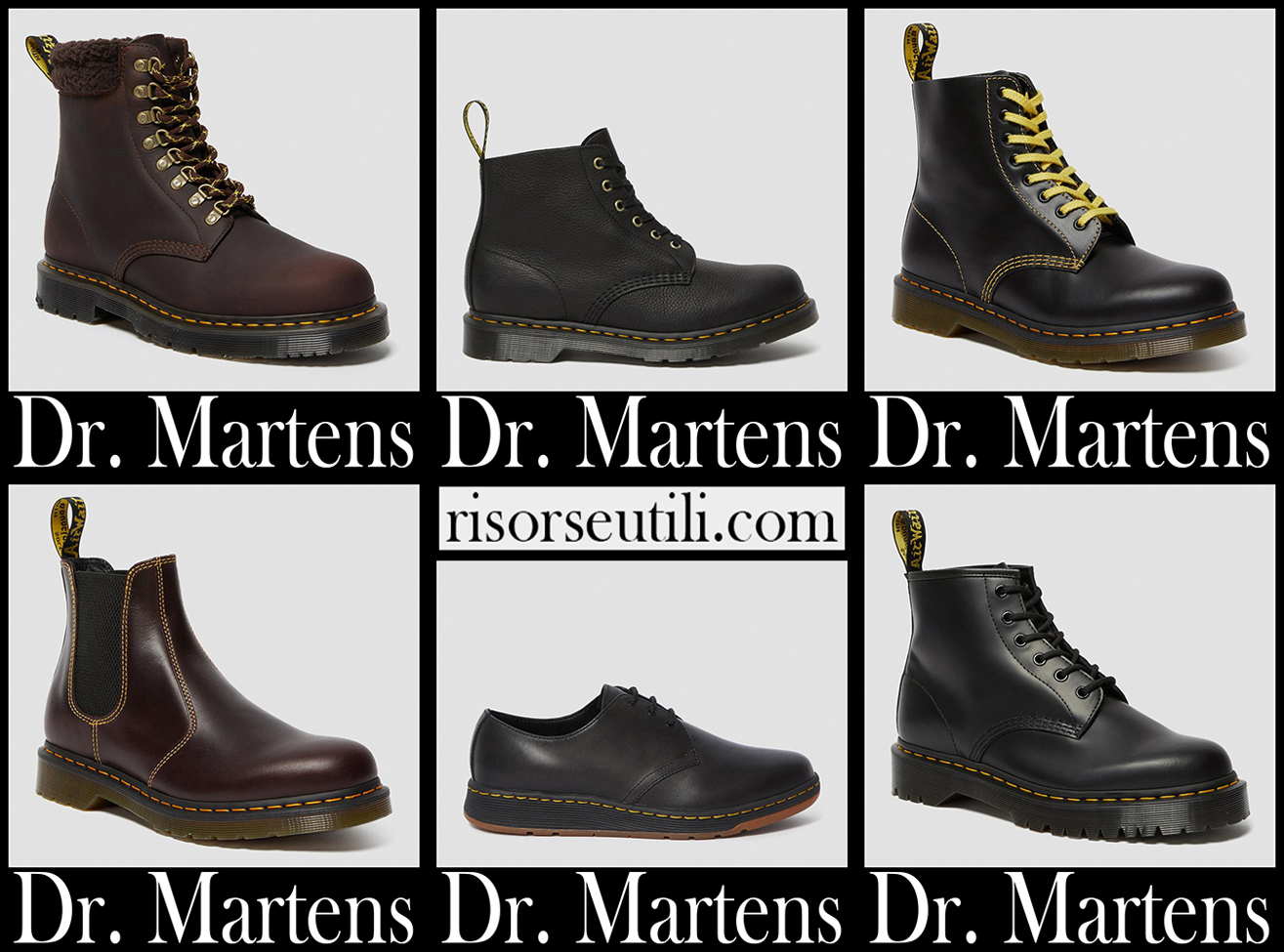 New arrivals Dr. Martens shoes 2021 mens boots