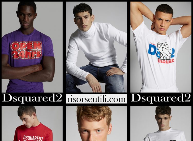 New arrivals Dsquared2 t shirts 2021 mens clothing