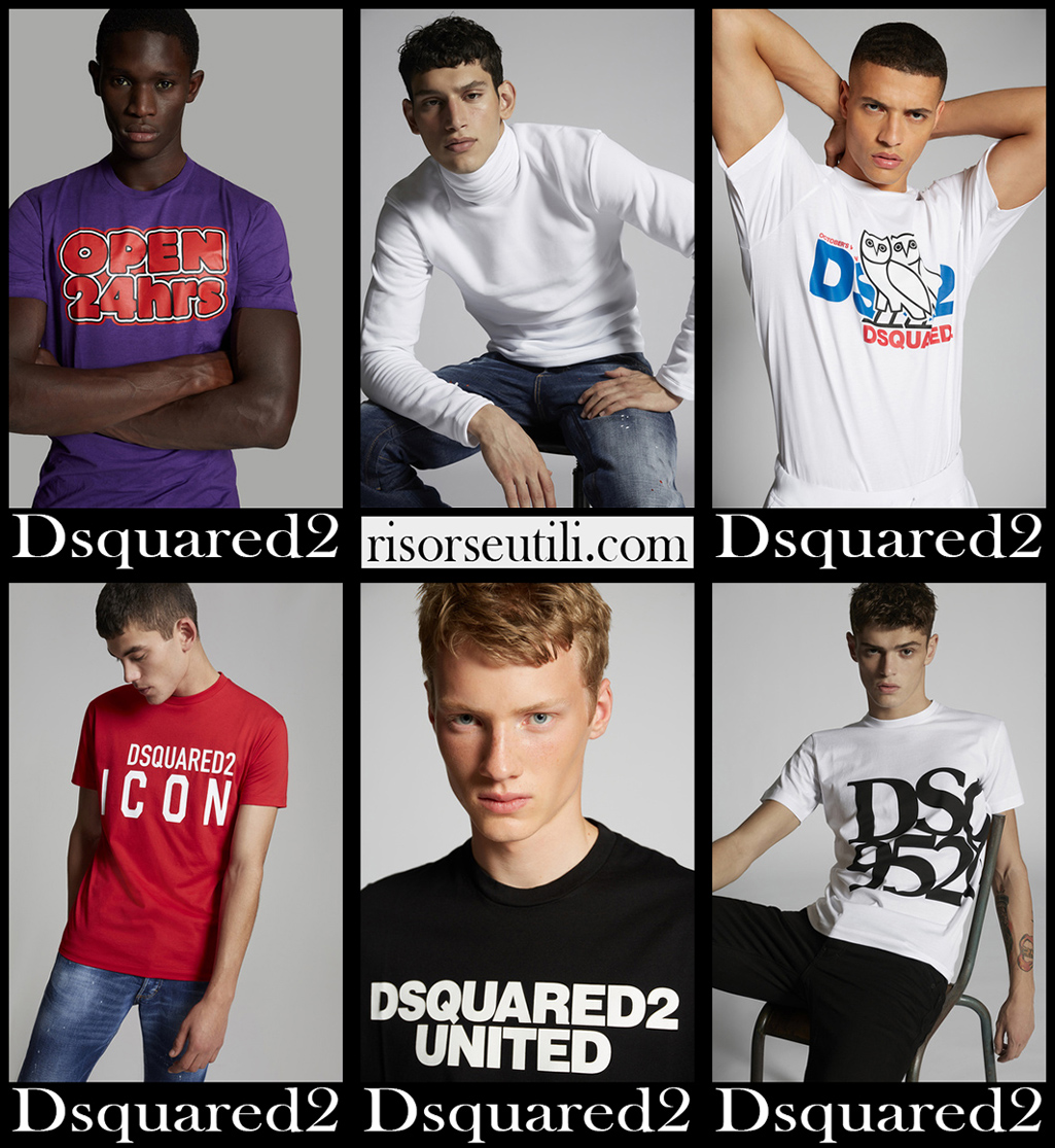 New arrivals Dsquared2 t shirts 2021 mens clothing