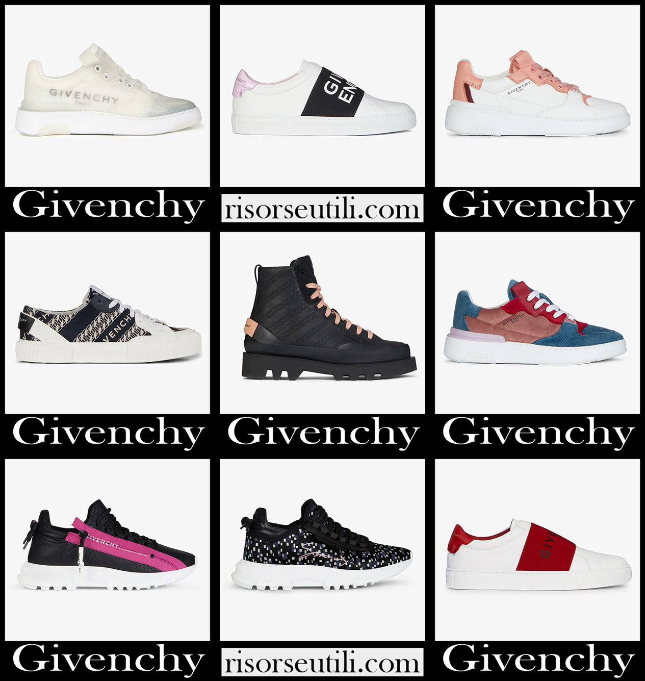 New arrivals Givenchy sneakers 2021 womens shoes