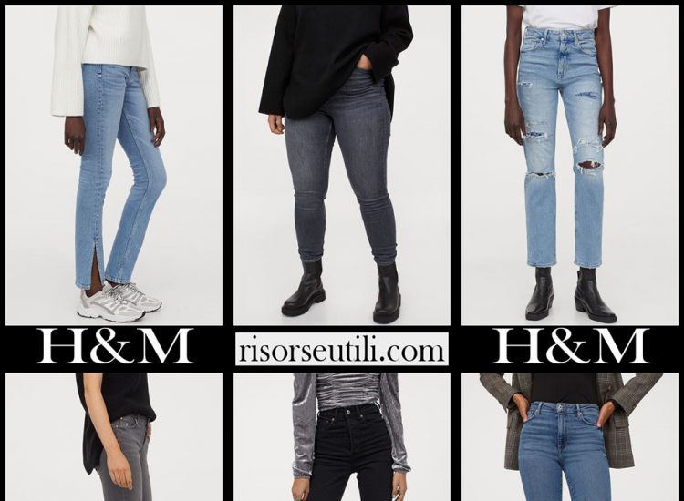 New arrivals HM jeans 2021 womens clothing denim