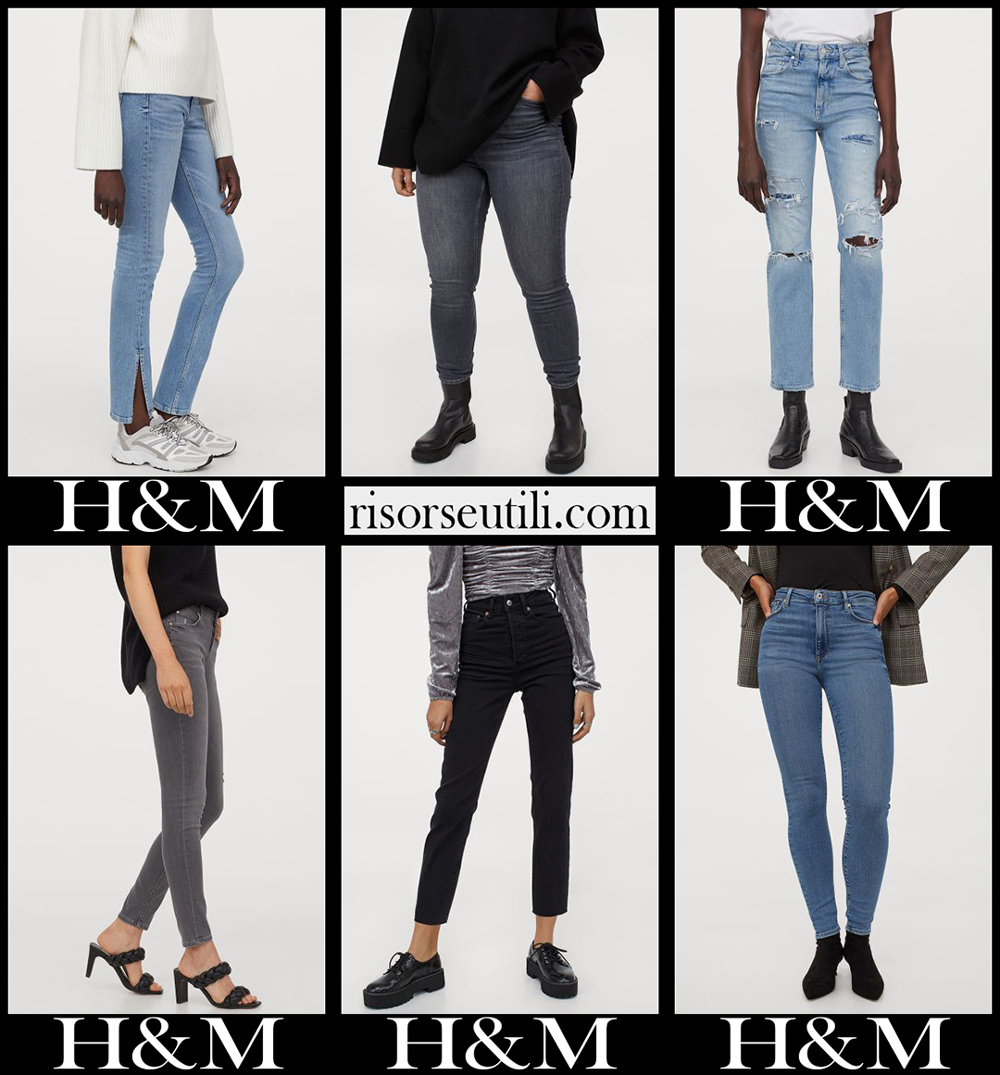 New arrivals HM jeans 2021 womens clothing denim