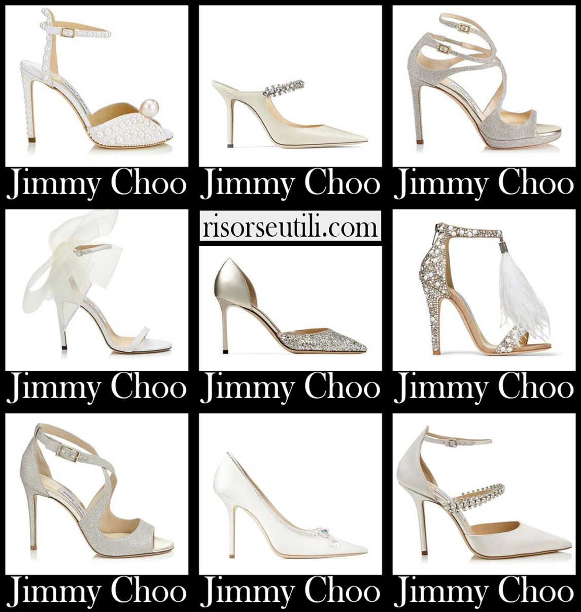 New arrivals Jimmy Choo bridal shoes 2021 footwear