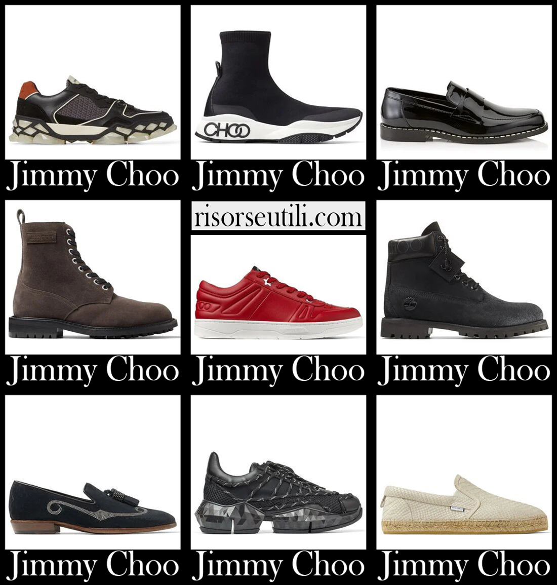 New arrivals Jimmy Choo shoes 2021 mens footwear