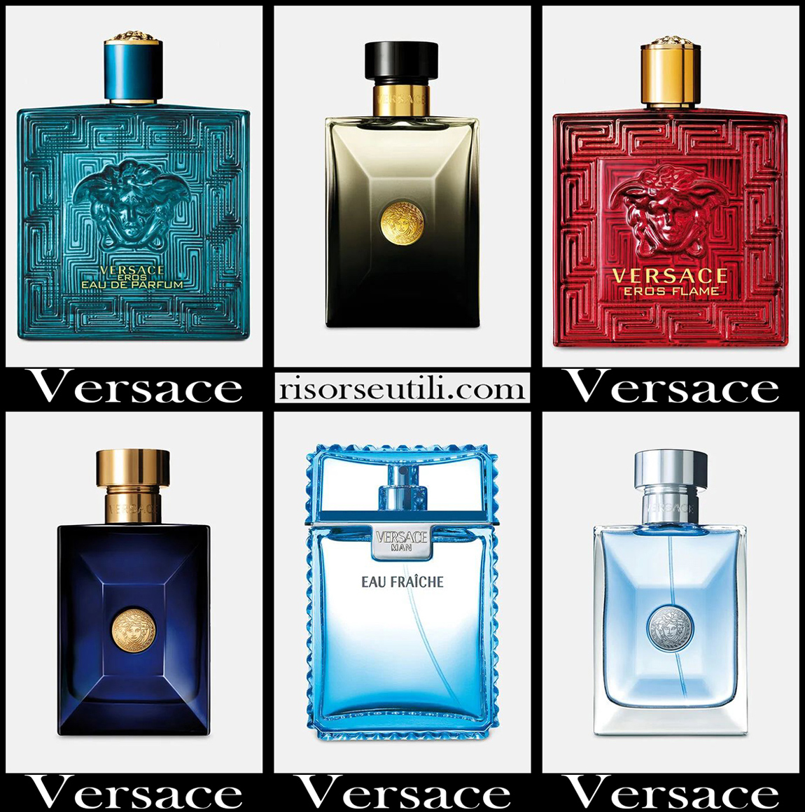 New arrivals Versace perfumes 2021 gift ideas for men