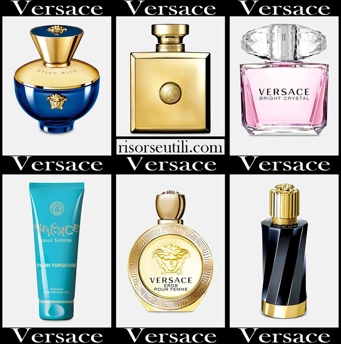 New arrivals Versace perfumes 2021 gift ideas for women