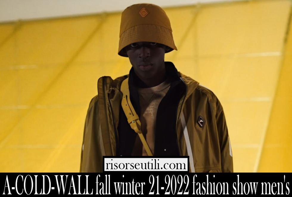A COLD WALL fall winter 21 2022 fashion show mens
