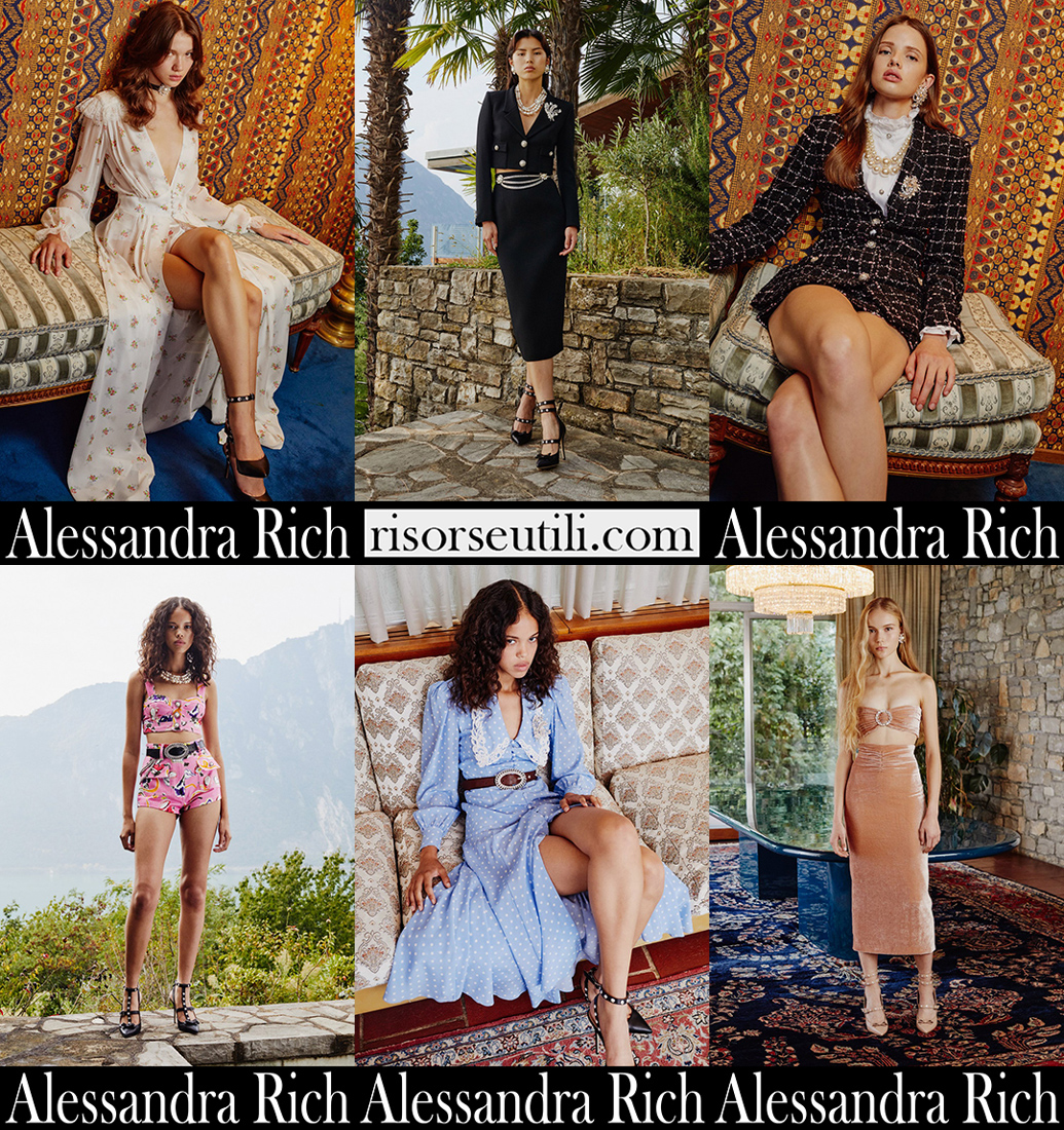 Alessandra Rich spring summer 2021 fashion collection womens
