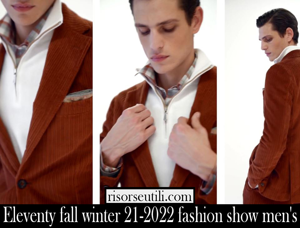 Eleventy fall winter 21 2022 fashion show mens