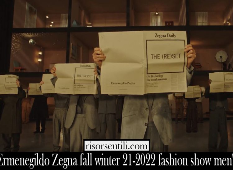 Ermenegildo Zegna fall winter 21 2022 fashion show mens