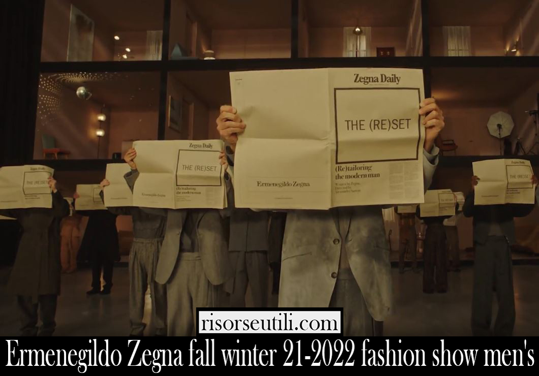 Ermenegildo Zegna fall winter 21 2022 fashion show mens
