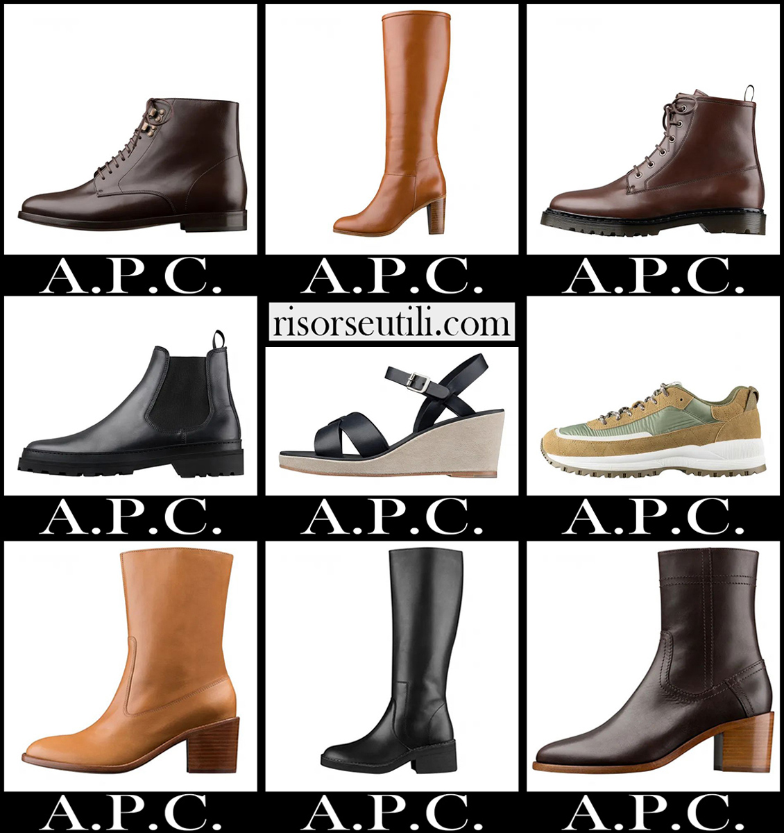 New arrivals A.P.C. shoes 2021 womens footwear