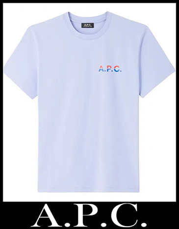 New arrivals A.P.C. t shirts 2021 mens clothing 9