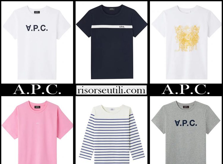 New arrivals A.P.C. t shirts 2021 womens clothing
