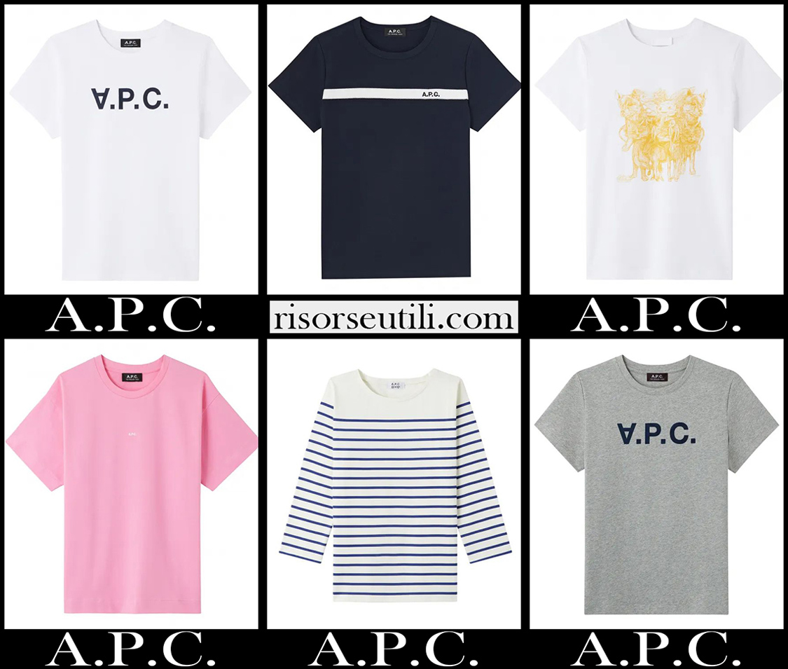 New arrivals A.P.C. t shirts 2021 womens clothing