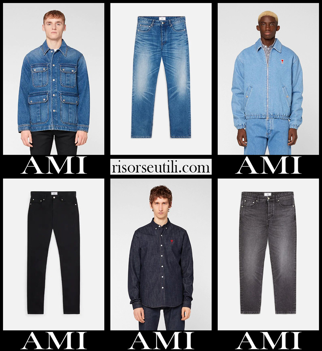 New arrivals Ami jeans 2021 mens clothing denim