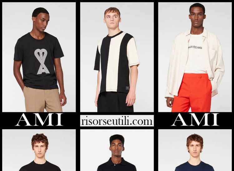 New arrivals Ami t shirts 2021 fashion mens clothing