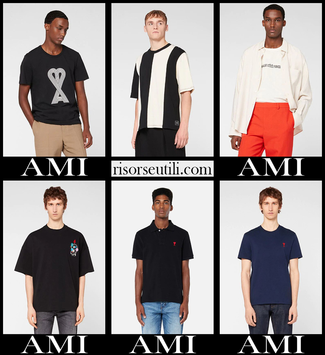 New arrivals Ami t shirts 2021 fashion mens clothing New arrivals Ami t shirts 2021 fashion mens clothing