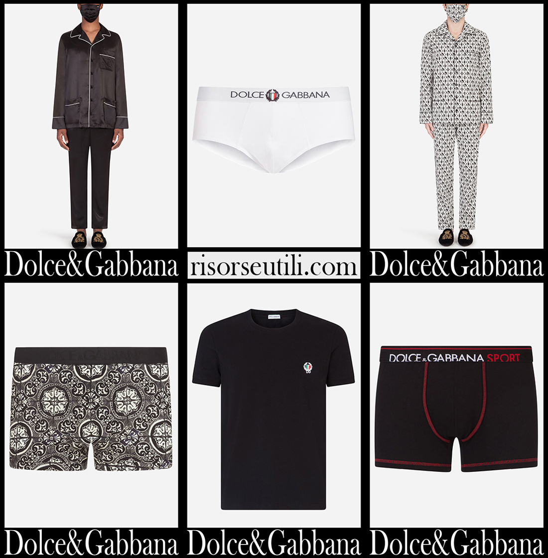New arrivals Dolce Gabbana underwear 2021 mens clothing
