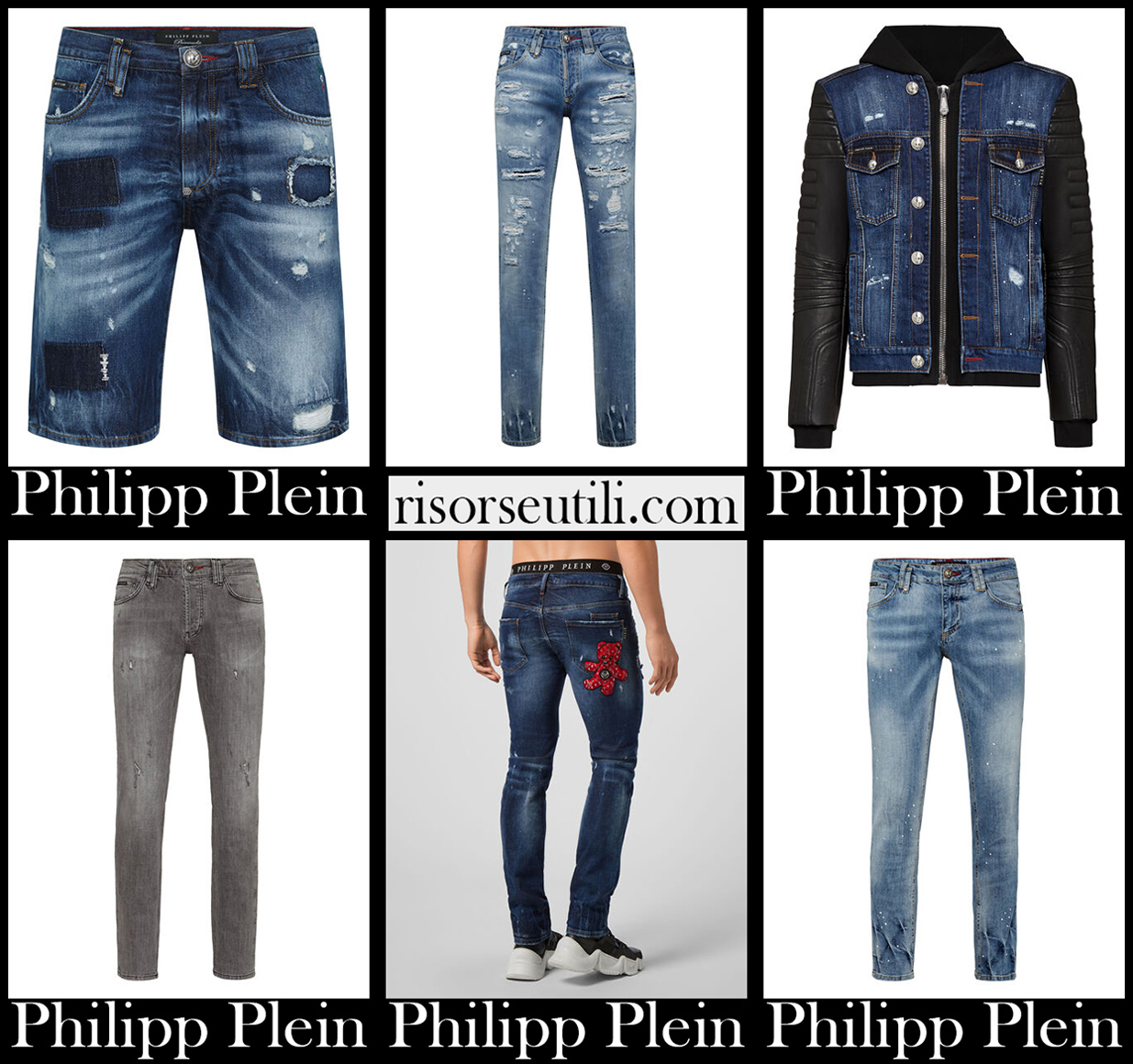 New arrivals Philipp Plein jeans 2021 mens clothing