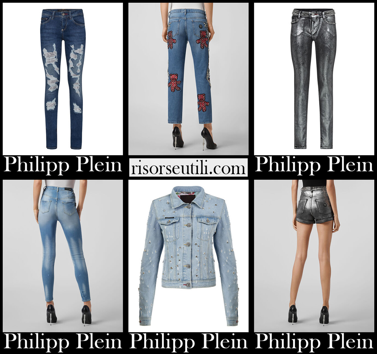 New arrivals Philipp Plein jeans 2021 womens clothing