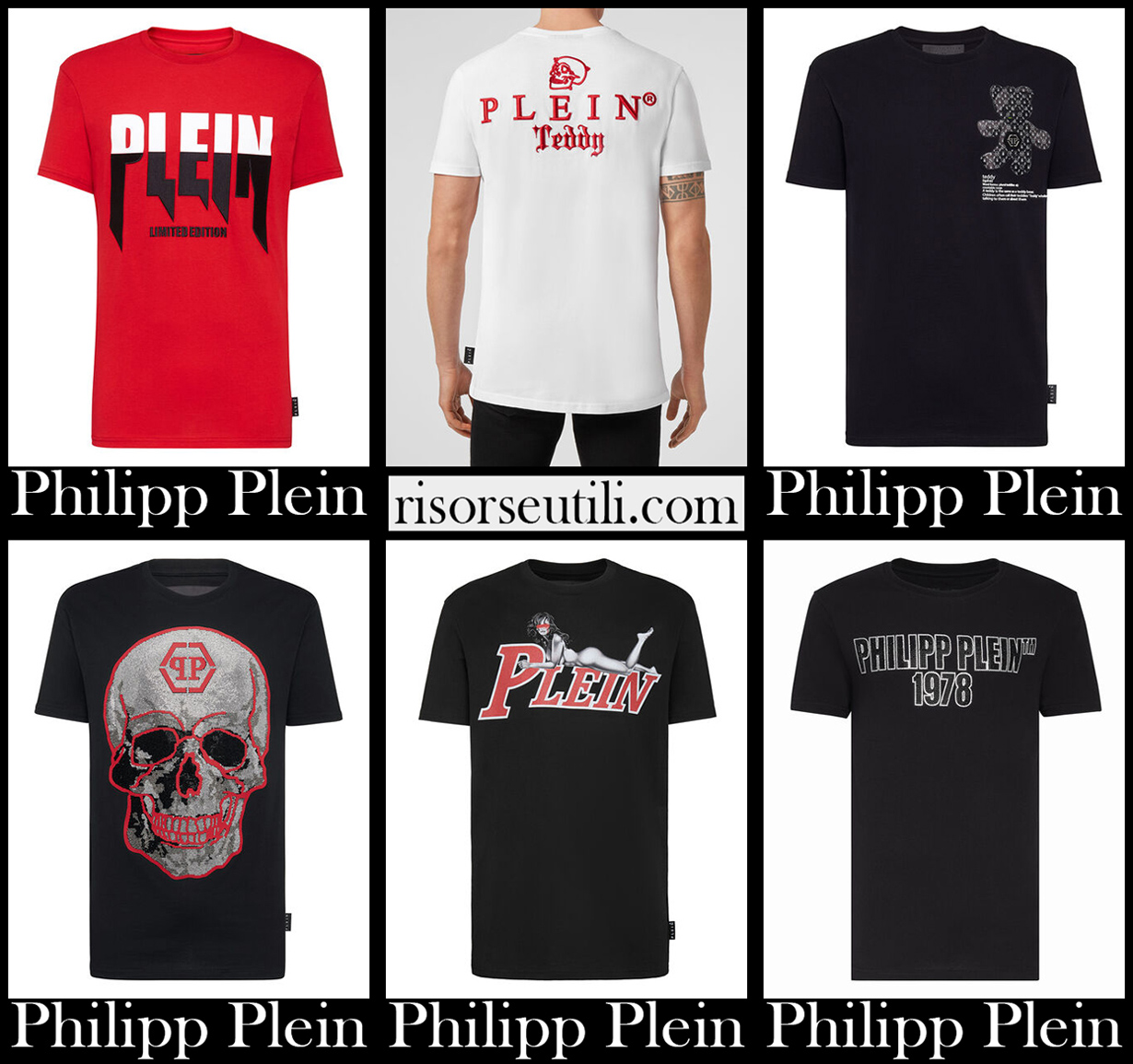 New arrivals Philipp Plein t shirts 2021 fashion mens clothing