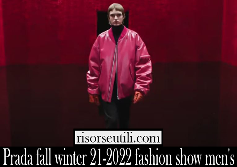 Prada fall winter 21 2022 fashion show mens