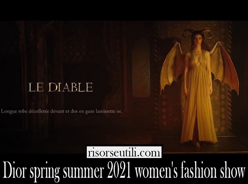 Dior spring summer 2021 womens fashion show