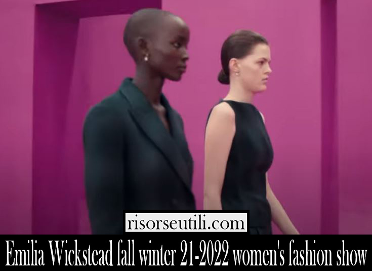 Emilia Wickstead fall winter 21 2022 womens fashion show