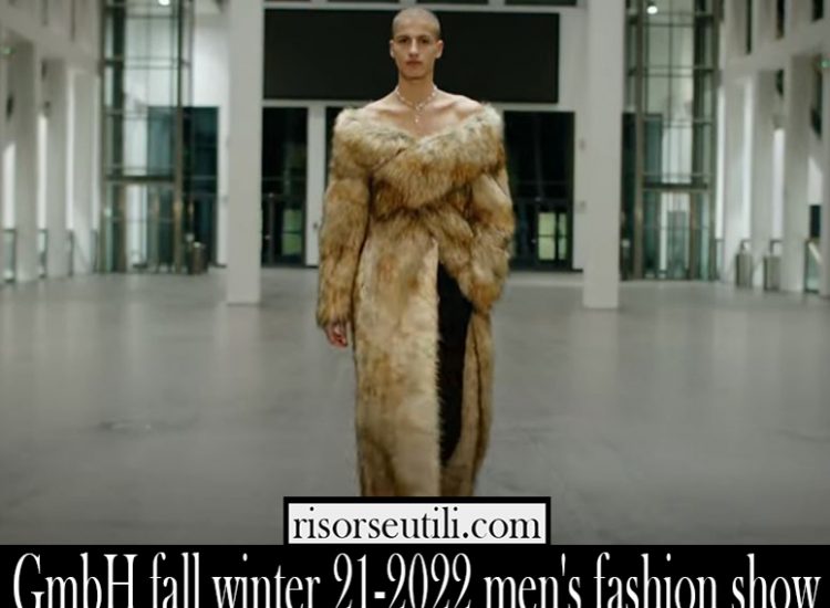 GmbH fall winter 21 2022 mens fashion show