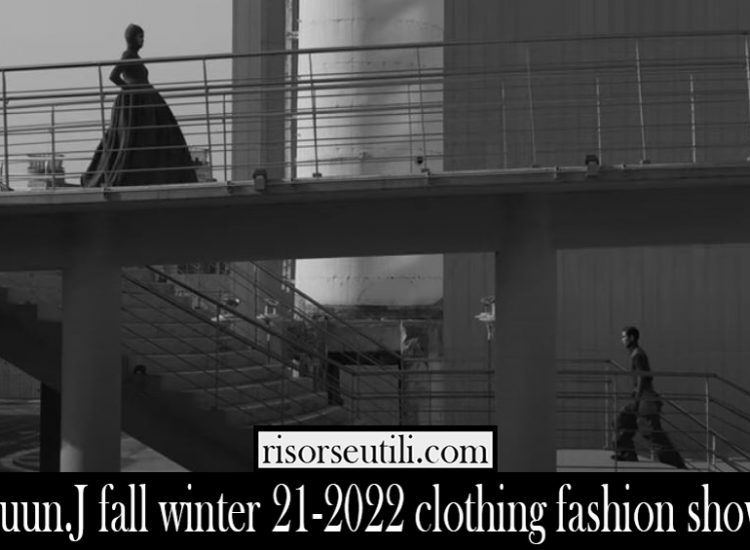 Juun.J fall winter 21 2022 clothing fashion show