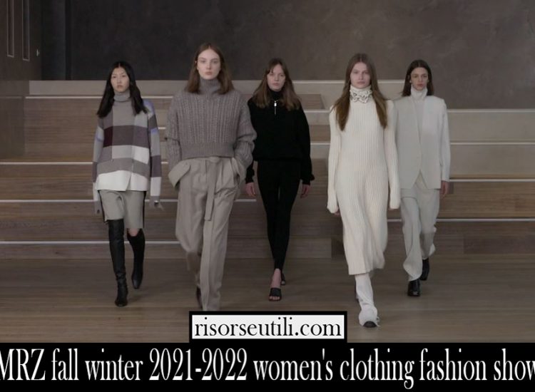 MRZ fall winter 2021 2022 womens clothing fashion show