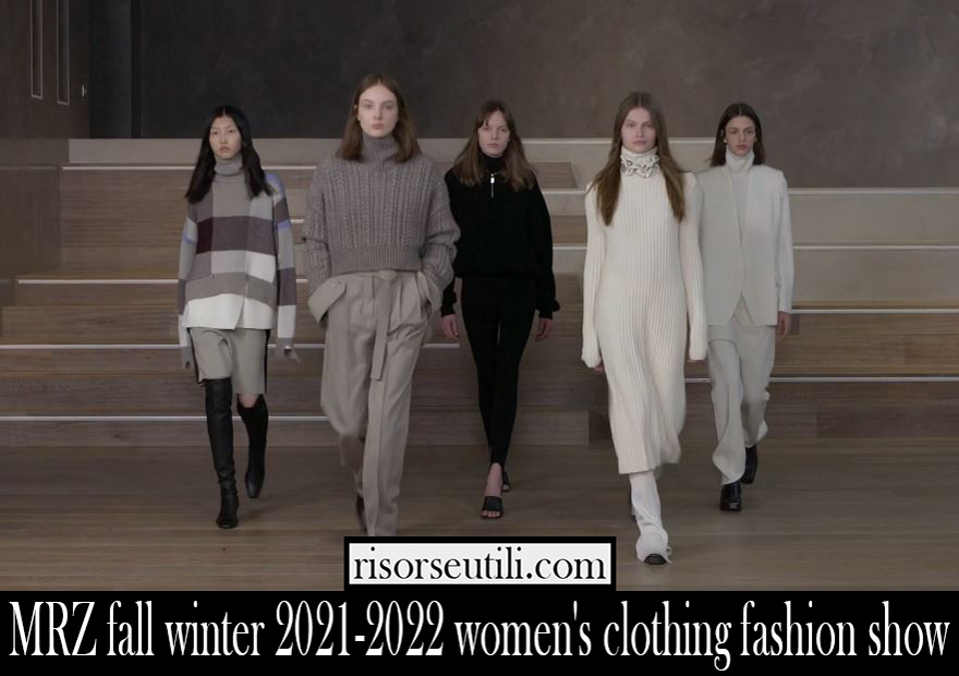 MRZ fall winter 2021 2022 womens clothing fashion show