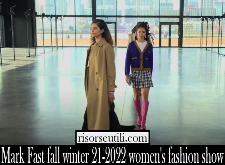 Mark Fast fall winter 21 2022 womens fashion show