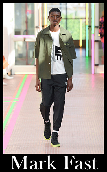 Mark Fast spring summer 2021 mens fashion collection 20 Mark Fast spring summer 2021 mens fashion collection 20