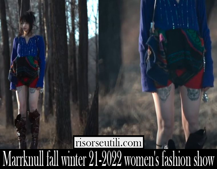 Marrknull fall winter 21 2022 womens fashion show