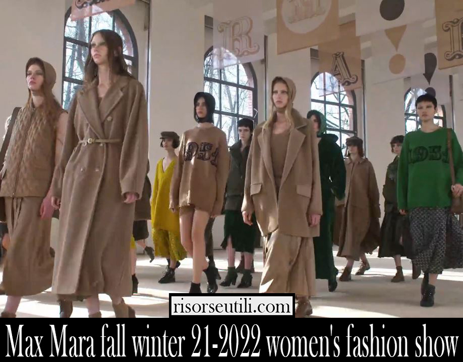 Max Mara fall winter 21 2022 womens fashion show