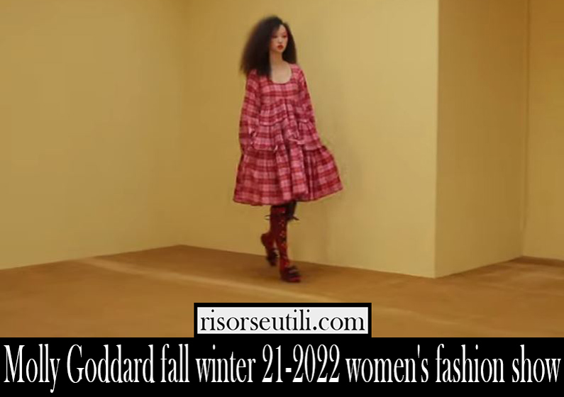 Molly Goddard fall winter 21 2022 womens fashion show