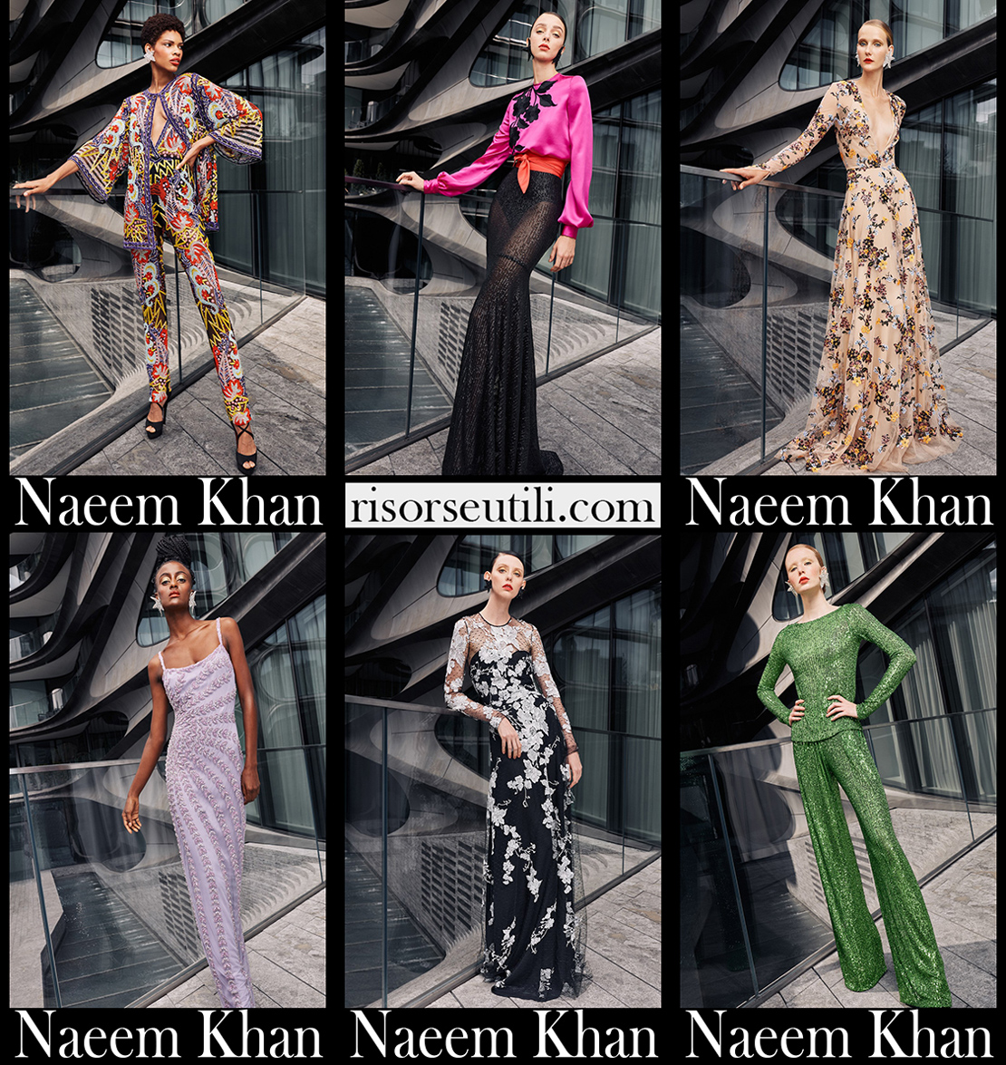 Naeem Khan spring summer 2021 womens fashion Naeem Khan spring summer 2021 womens fashion