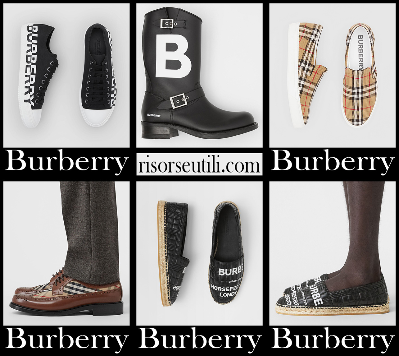 New arrivals Burberry shoes 2021 mens footwear