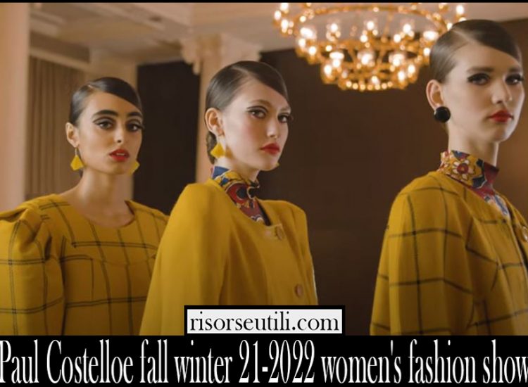 Paul Costelloe fall winter 21 2022 womens fashion show