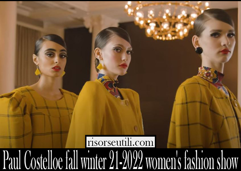 Paul Costelloe fall winter 21 2022 womens fashion show