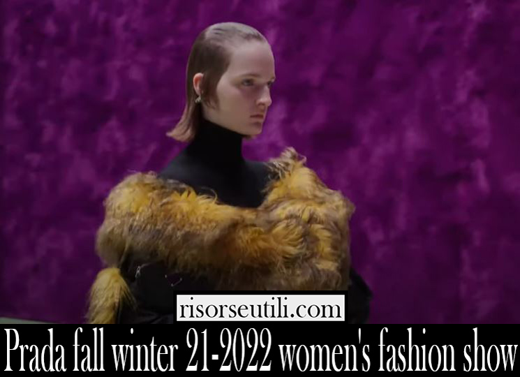 Prada fall winter 21 2022 womens fashion show