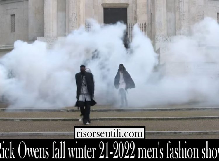 Rick Owens fall winter 21 2022 mens fashion show