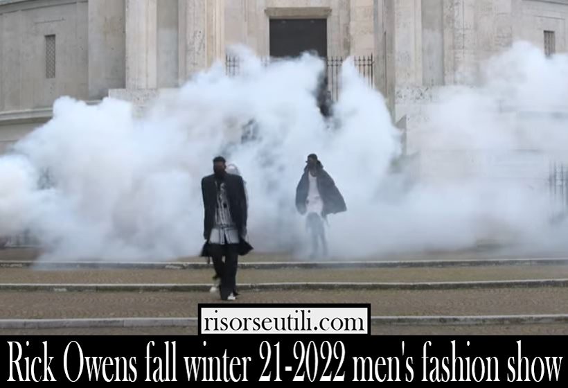 Rick Owens fall winter 21 2022 mens fashion show
