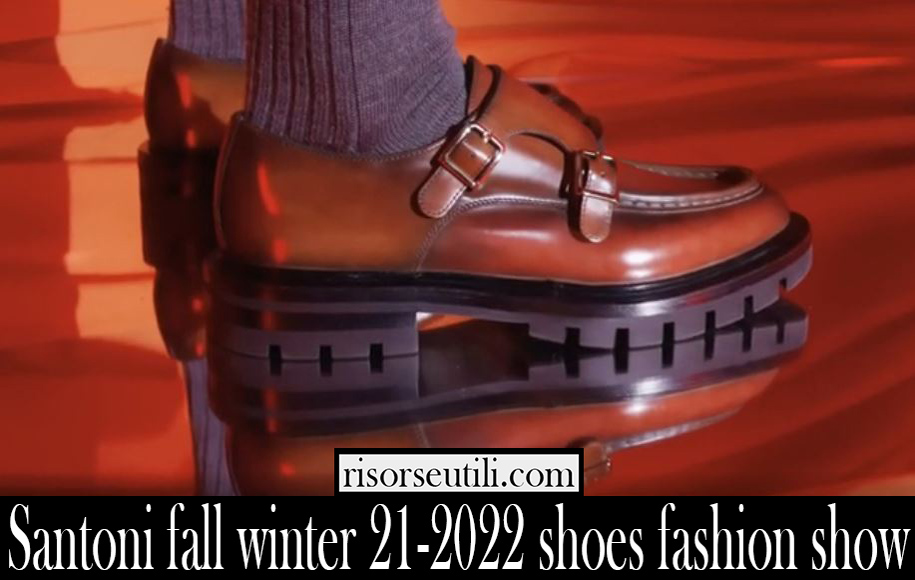 Santoni fall winter 21 2022 shoes fashion show